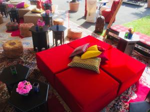 XL Hocker Orient ohne Fransen 0